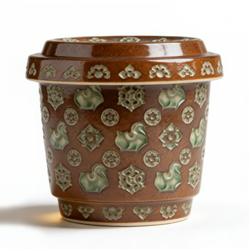 Lidded Ceramic Coffee Cup