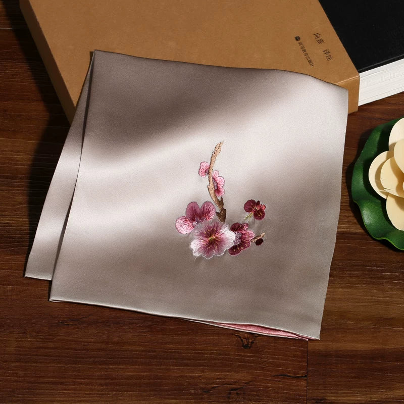Su Embroidery Silk Wedding Handkerchief