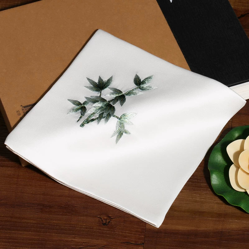 Su Embroidery Silk Wedding Handkerchief