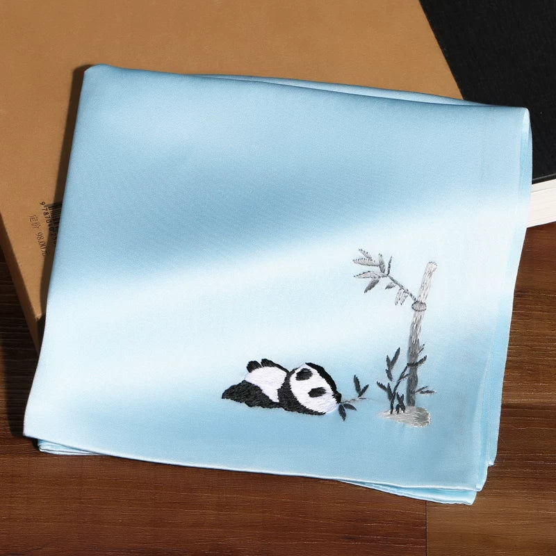 Su Embroidery Silk Wedding Handkerchief