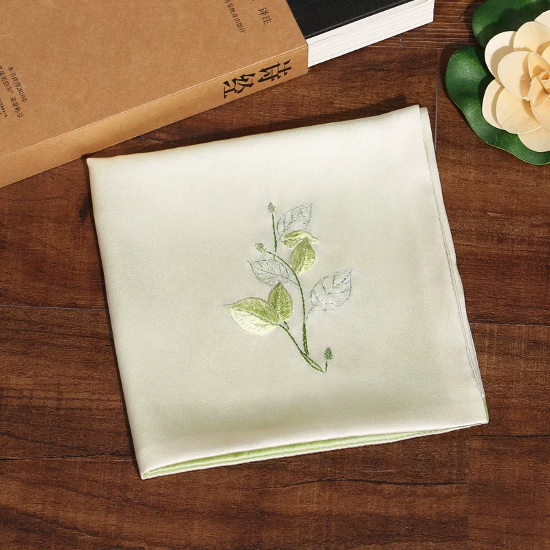 Su Embroidery Silk Wedding Handkerchief