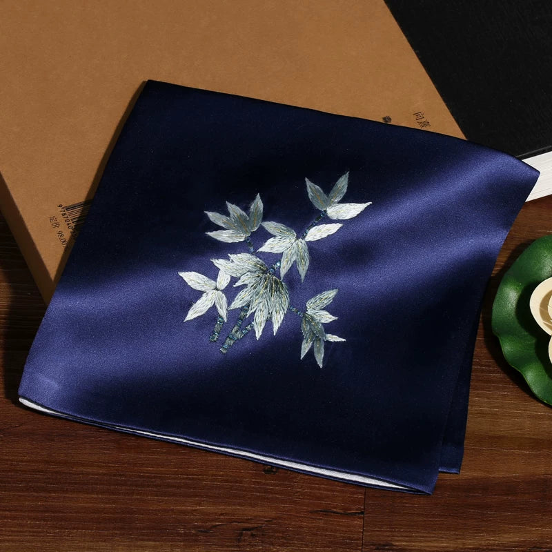 Su Embroidery Silk Wedding Handkerchief