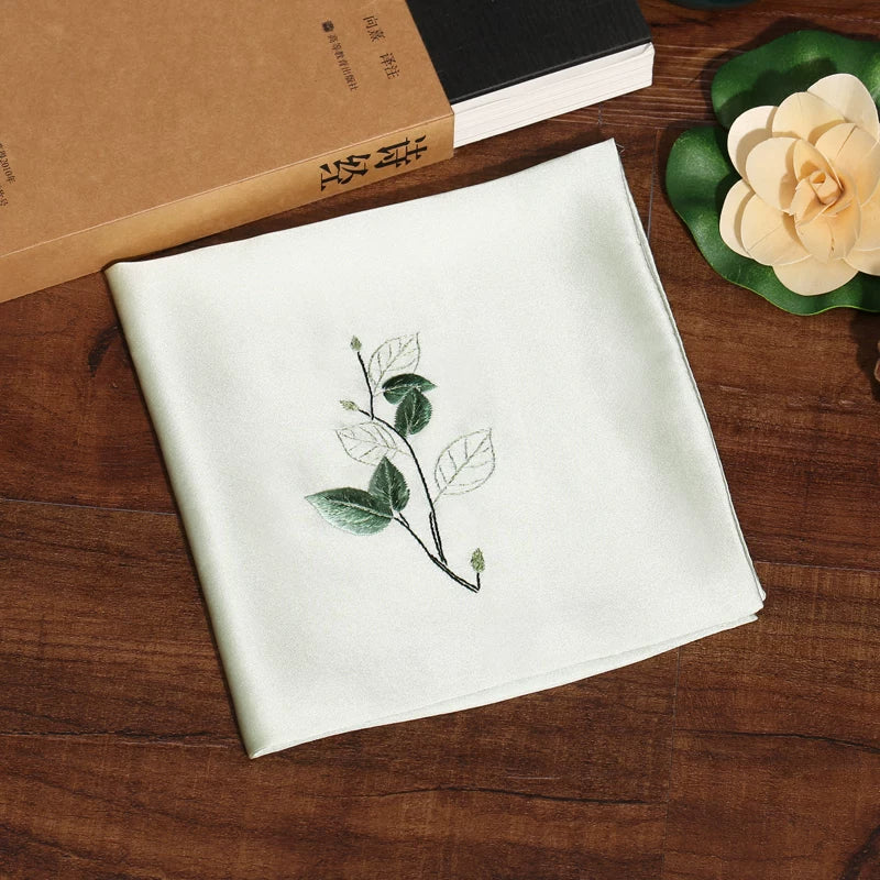 Su Embroidery Silk Wedding Handkerchief