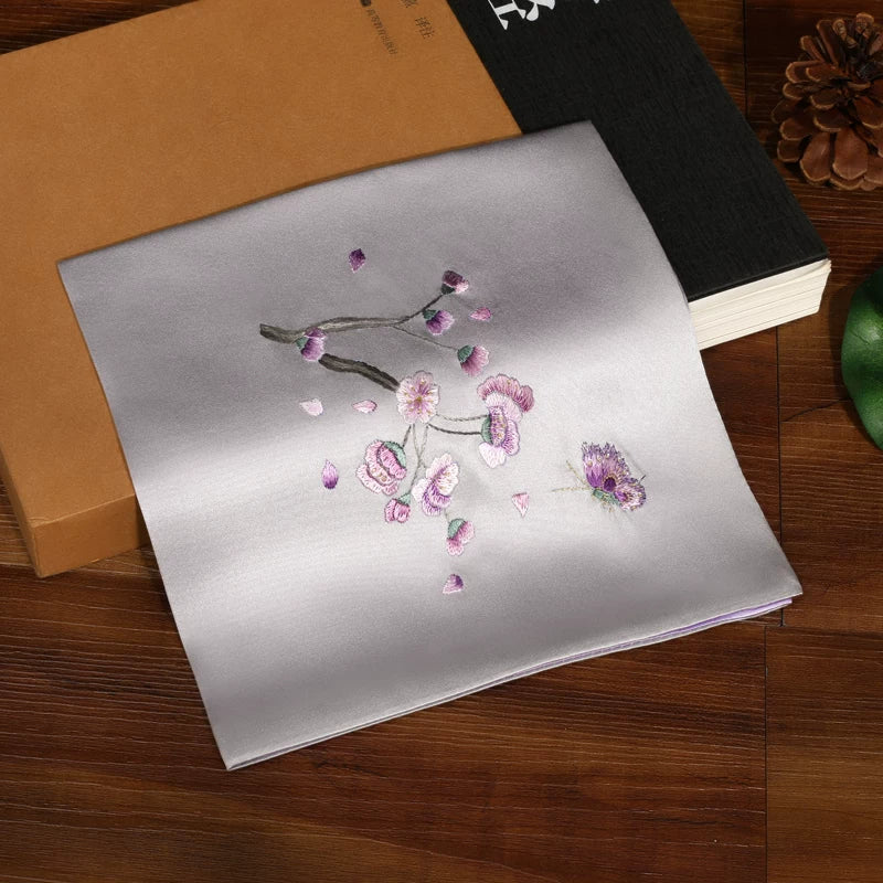 Su Embroidery Silk Wedding Handkerchief