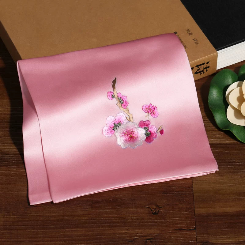 Su Embroidery Silk Wedding Handkerchief