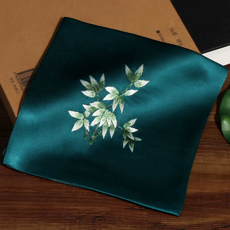 Su Embroidery Silk Wedding Handkerchief