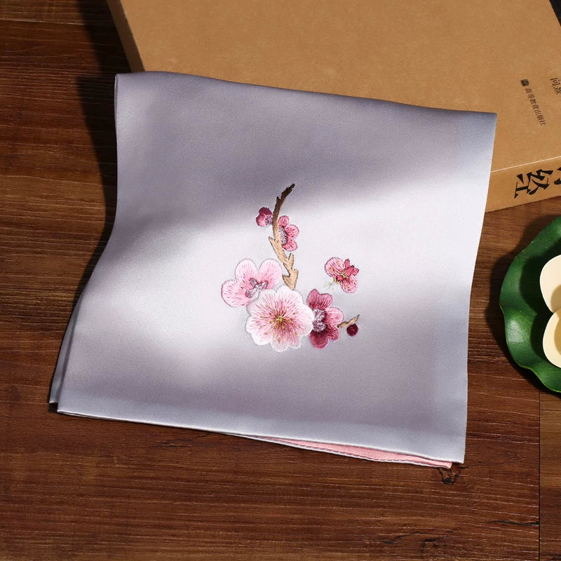 Su Embroidery Silk Wedding Handkerchief