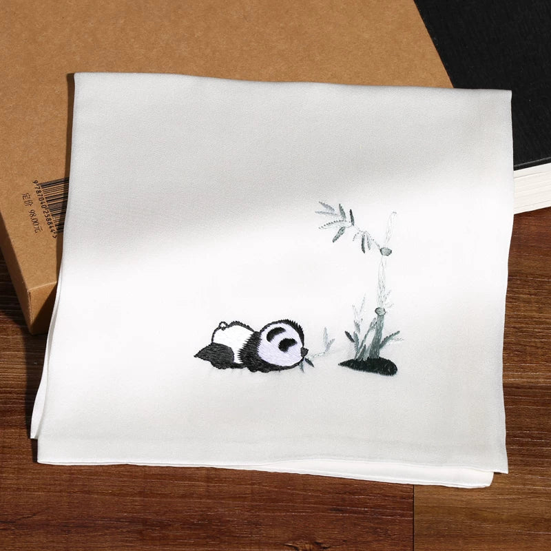 Su Embroidery Silk Wedding Handkerchief