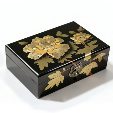 Chinese-Style Great Lacquer Jewelry Box