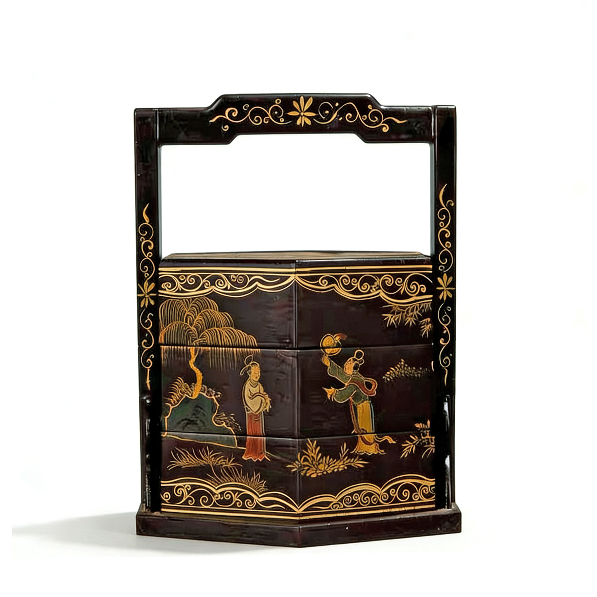 Pingyao Ancient City Lacquerware Storage Box